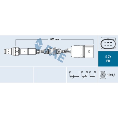 Lambda sonda FAE 75039