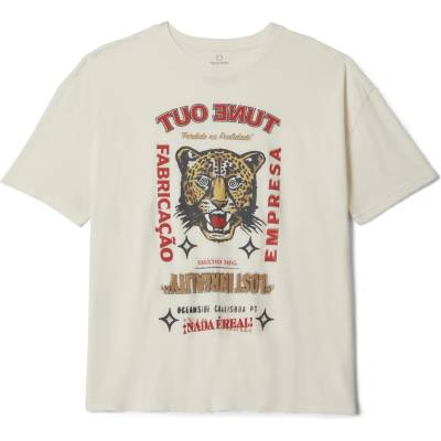Brixton Дамска тениска Brixton Women's The Getaway Oversized BF Tee T-shirt - Vintage White - размер XL (916-5608-0115)