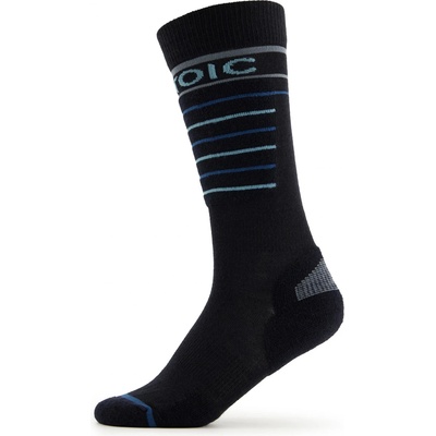 Stoic Детски ски чорапи Stoic Kid's Merino Ski Socks - Dark Blue / Blue Striped - размер 27-30 (EU) (201-6858-0313)