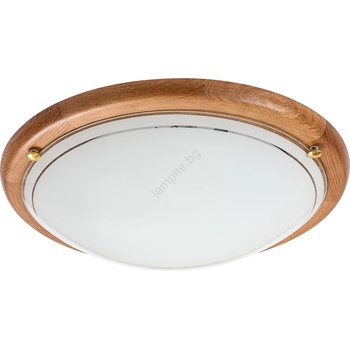 Brilagi - Плафон ORBIS 2xE27/60W/230V Ø 38 см борова дървесина (BG2671)