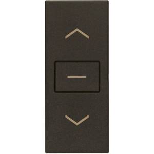 Vimar 30060. G Ключ за щори Linea, 1P 10 AX 250 V~ 1M, Black, (VM30060.G)