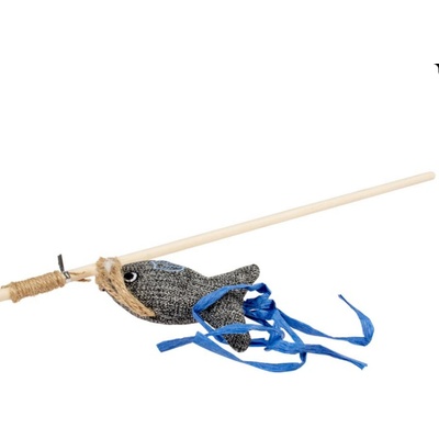 Duvo+ Eco navy tyč na hranie ryba s catnipom mix farieb 9 x 16,5 x 40 cm