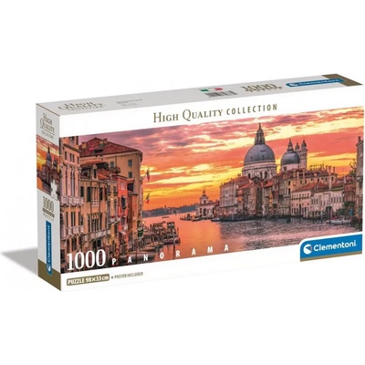 Clementoni - Puzzle Grand Canal of Venice panorama - 1 000 piese