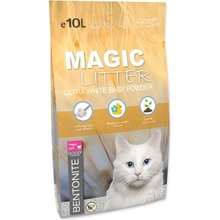 MAGIC LITTER Mačkolit Bentonite Ultra White Baby Powder 10 l