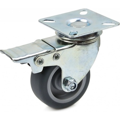 Geko Otočné transportné koleso s brzdou 50 mm G71511