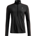 Ortovox Дамско мериносово термобельо Ortovox Women's 185 Rock'N'Wool Zip Neck Merino base layer - Black Raven - размер XL (115-2706-0115)
