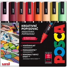 Posca PC-5M Letný mix teplých tónov 8 ks