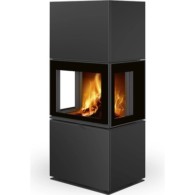 Romotop Designový krb LERA C G Dělené sklo Keramika
