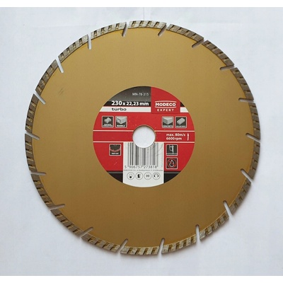 Modeco Segmentový diamantový brusný kotouč 230 mm MN-78-315