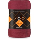 FARO Deka mikroplyš super soft bordo