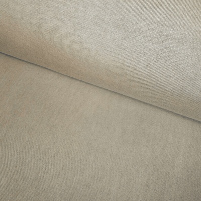 Teplákovina Počesaná 100% bavlna Washed 400g - Hnědá latté