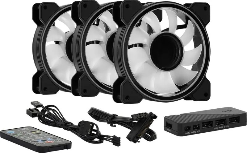 Aerocool Mirage 12 ARGB Pro 120mm RGB 3-Pack (ACF3-MR10227.11)