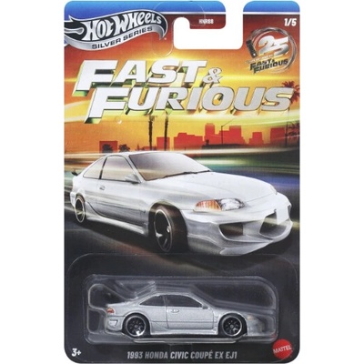 Mattel Hot Wheels Silver Series Fast and Furious 1993 Honda Civic Coupé EX EJ1