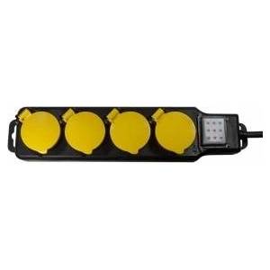 LogiLink 4 sockets IP44 1.5m