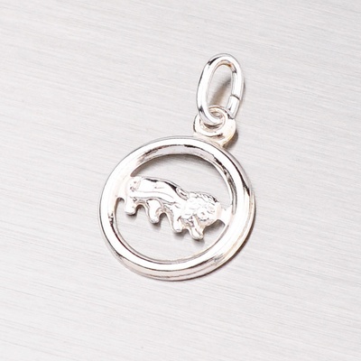 Stříbrný přívěsek Lev M5022-07