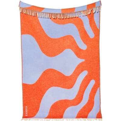 Klekks Vlněný pléd No. 13 130 x 200 oranžová