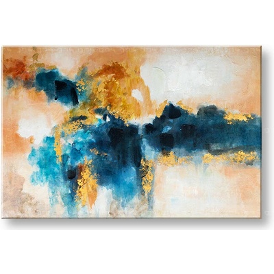 Maľovaný obraz na stenu ABSTRAKT 120x80 cm - 120×80 cm / Klasický 2 cm