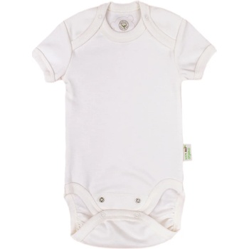 Bio Baby Боди с къс ръкав Bio Baby - органичен памук, 68 cm, 4-6 месеца, бяло (97218107)