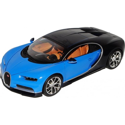 Maisto Bugatti Chiron modrá 1:24