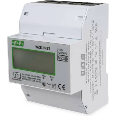 WZE-3RST - 3-fázový elektromer, RESET, 3x 230/400V, 100A
