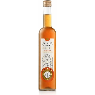 Vlčie Sirup Pomaranč & 5 druhov korenia 1 l
