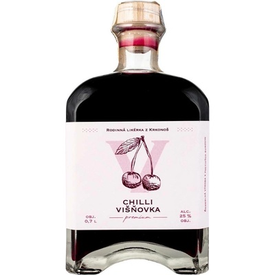 Apicor Chilli Višňovka 25% 0,7 l (holá láhev)