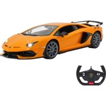 Jamara Toys Jamara Lamborghini Aventador SVJ кола с дистанционно управление, оранжев, мащаб 1: 14 (405170)