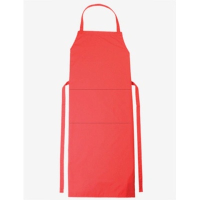 Workwear Verona Dlouhá pracovní zástěra s laclem 01146-01 Red