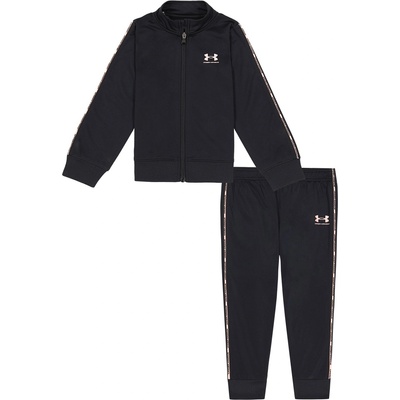 Under Armour Детски комплект Under Armour Piping Track Set Infant Girls - Black/Pink