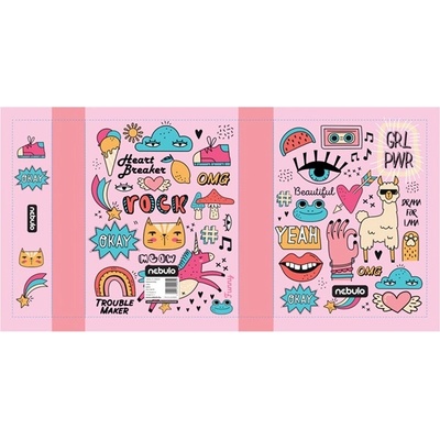 Nebulo Girl Power A5 тефтер P-FB-A5-GRLPOWER (P-FB-A5-GRLPOWER)