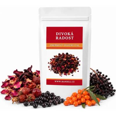 Haniell ovocný čaj Divoká radost lesní superovoce plné chuti a vitality 500 g