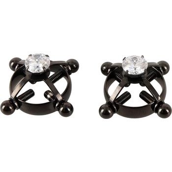 Image 1 of Bad Kitty Nipple Jewellery Shiny Star 053943 Black