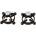 Bad Kitty Nipple Jewellery Shiny Star 053943 Black