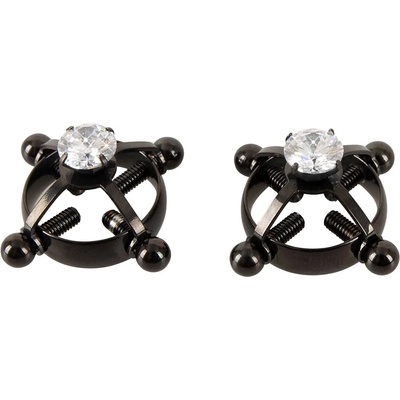 Bad Kitty Nipple Jewellery Shiny Star 053943 Black