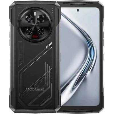 Смартфон Doogee V40 (сребрист), поддържа 2 SIM карти, 6.78" (17.22cm) IPS дисплей, осемядрен MediaTek Dimensity 7300 2.5 GHz, 12GB RAM, 512GB Flash памет (+microSD слот), 108 + 20 + 8 & 16 Mpix камери, Android