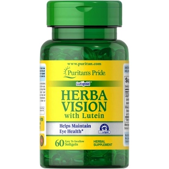 Image 1 of Puritan's Pride Herbavision with Lutein and Bilberry [60 Гел капсули]