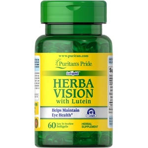 Puritan's Pride Herbavision with Lutein and Bilberry [60 Гел капсули]