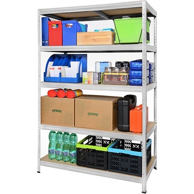 Regál Kovovna 130 kg 1800 x 900 x 400 mm 5 polic