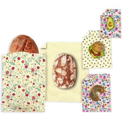 BajaBee Štartovací balíček Voskové vrecko XL + obrúsky Multipack XL M M S 35x45cm 40x48cm 23x31cm 23x31cm 17x23cm