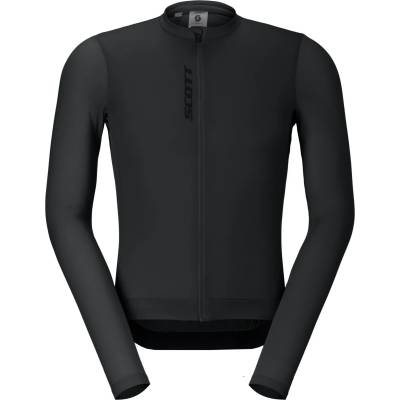 Scott Мъжка фланелка с дълъг ръкав за колоездене Scott Jersey Pro L/S Cycling jersey - Black (056-4070-0111)