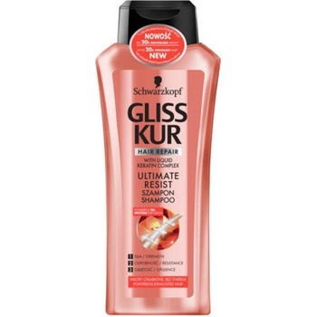 Gliss Kur Ultimate Resist šampon pro slabé vyčerpané vlasy 250 ml