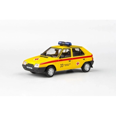 Abrex Škoda Favorit 136L 1988 Záchranná služba města Brno 1:43