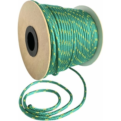 BKshop PPF 6 Polypropylénové lano pletené s jadrom, priemer 6 mm, 100 m zelené