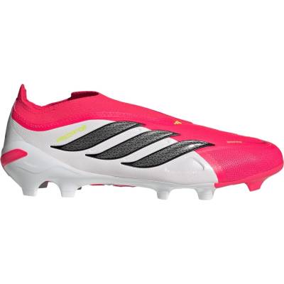Adidas Мъжки футболни бутонки Adidas Mens adidas Predator League Laceless Firm Ground Football Boots - Pink/Blk/White