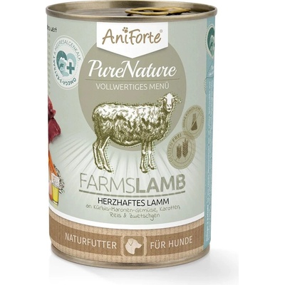 AniForte Mokré krmivo FarmsLamb jehněčí maso s dýní 400 g