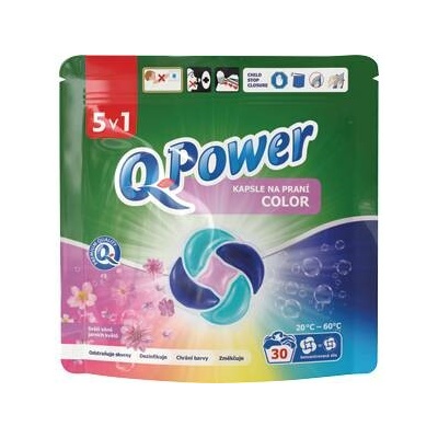 Q-Power prací kapsle Color 5v1 30 PD