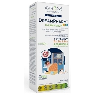 AVROPA DreamPharm KIDS bylinný sirup 200 ml