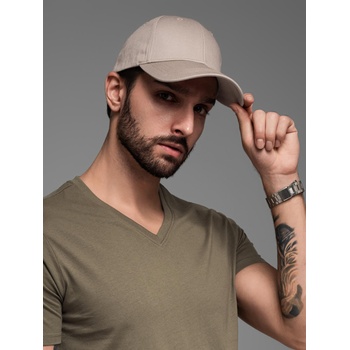 Ombre Clothing Мъжка бейзболна шапка с декоративна бродерия в бежово Ombre Clothing Ombre Clothing | Bezhov | МЪЖЕ | ЕДИН РАЗМЕР