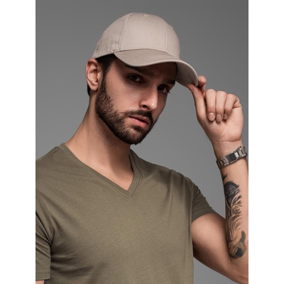 Ombre Clothing Мъжка бейзболна шапка с декоративна бродерия в бежово Ombre Clothing Ombre Clothing | Bezhov | МЪЖЕ | ЕДИН РАЗМЕР