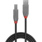 Lindy Кабел USB 2.0 A - B Anthra Line, M/M 7, 5 м, черен 36676 (36676)